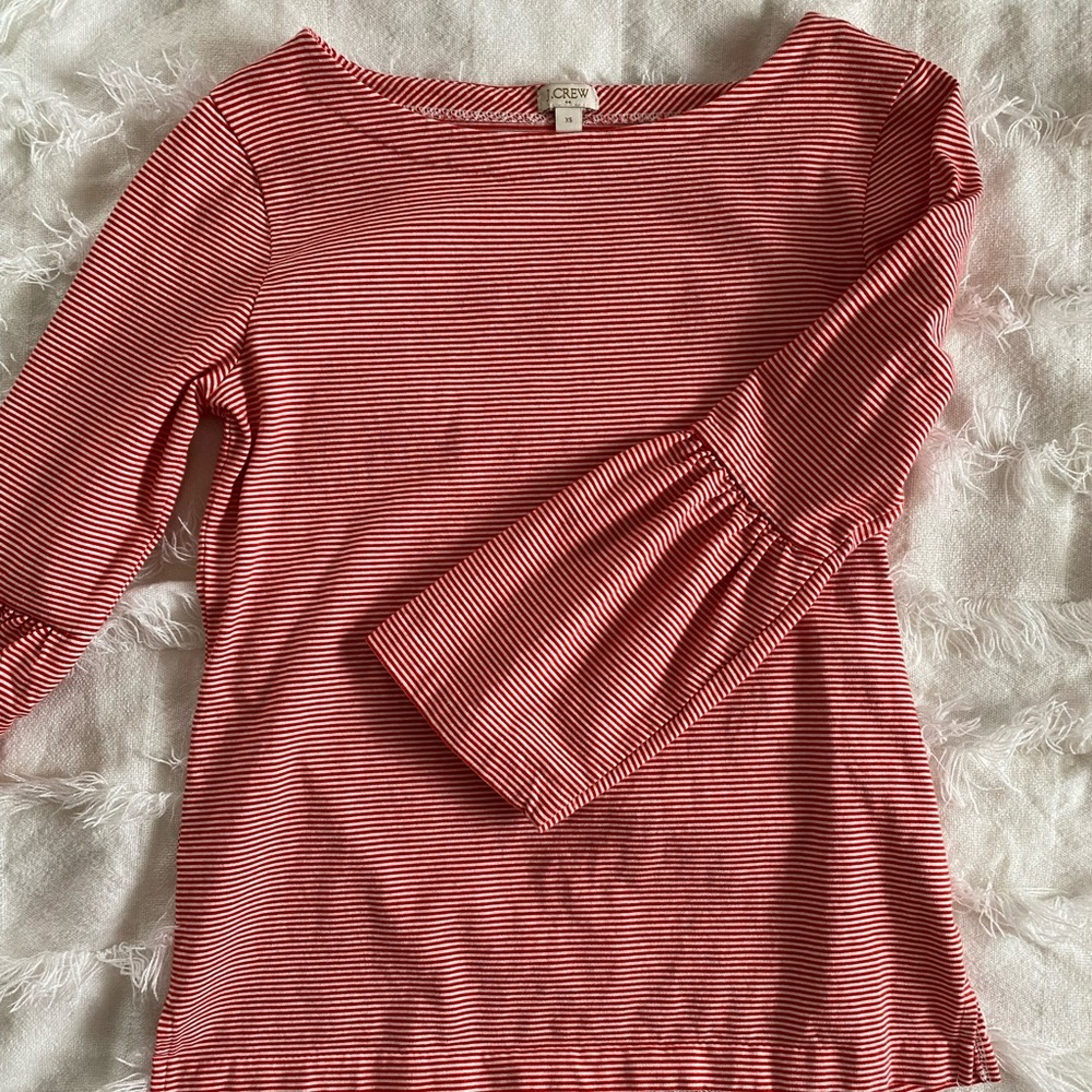 J. Crew Striped Blouse